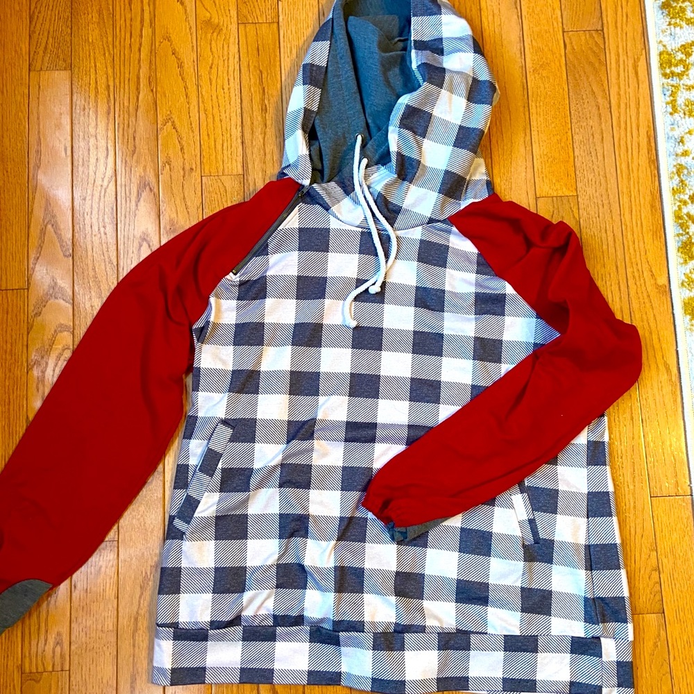 Double hooded hoodie